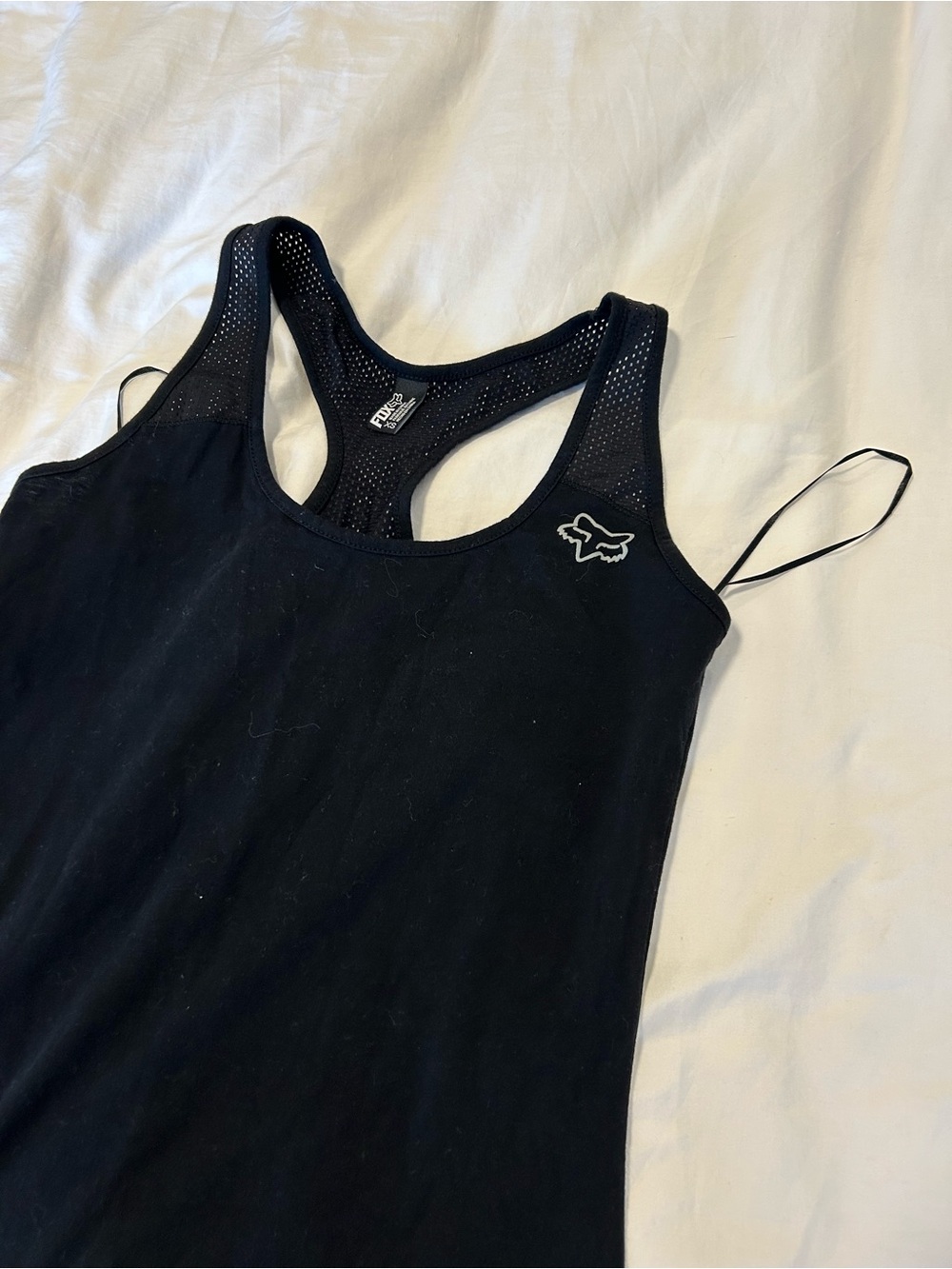 Y2K FOX race back black maxi dress XS - Picture 7 of 9